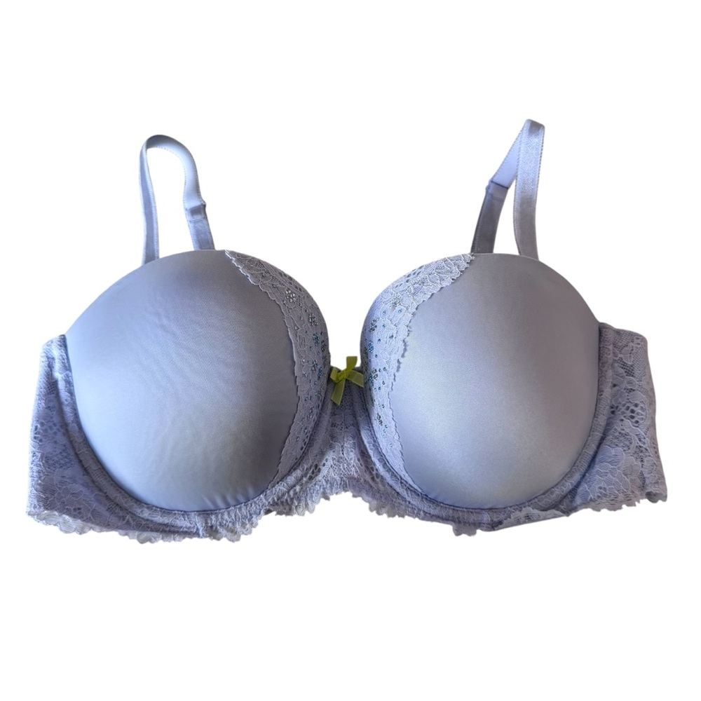 Victoria's Secret Size 36D Dream Angels Multi Way Push Up Blue Bra